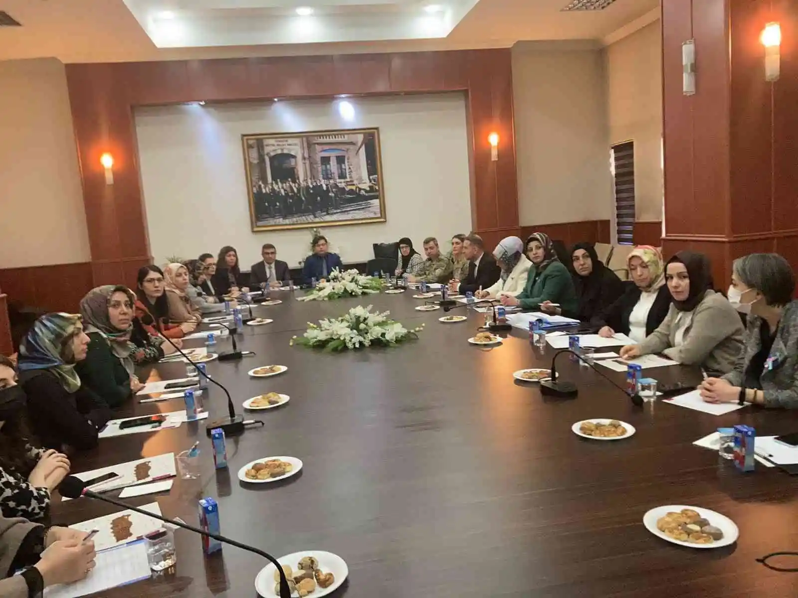 Erzurum'da kadına yönelik şiddetle mücadele il eylem planı toplantısı
