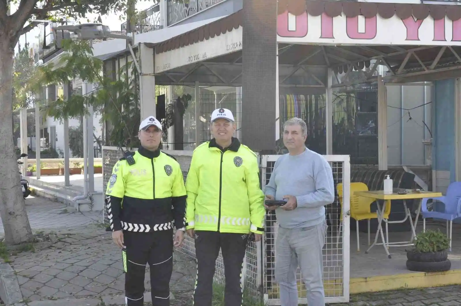 Fethiye’de trafik ekipleri drone destekli denetim yaptı