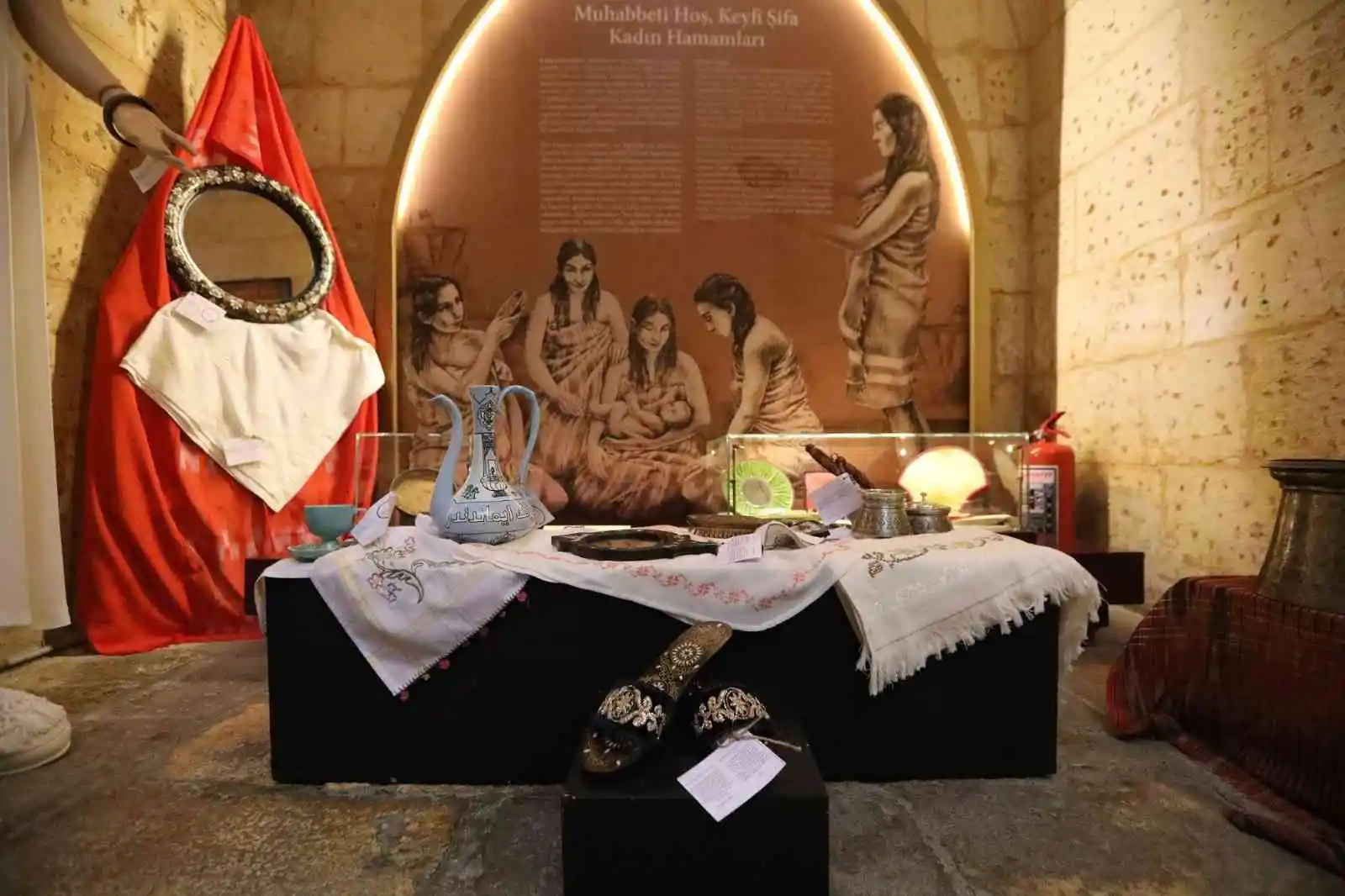 Gaziantep hamam kültürü sergisi açıldı