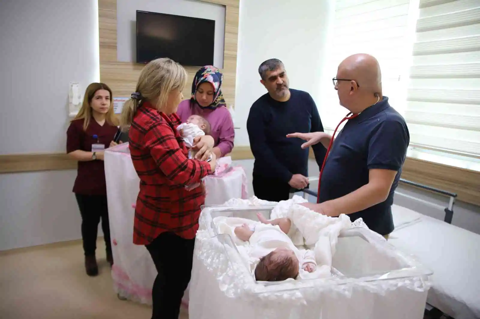 Gaziantep'te 18 yıllık özlem 3'üz bebekle son buldu