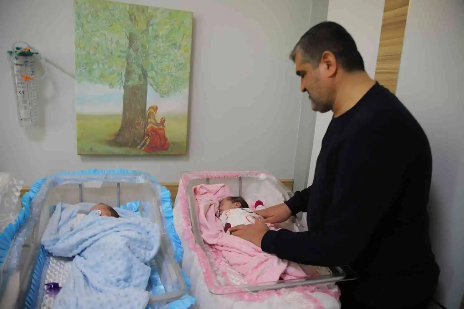 Gaziantep’te 18 yıllık özlem 3’üz bebekle son buldu