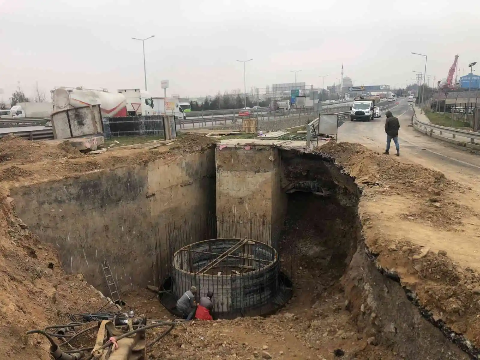 Gebze Doğu Kavşağında yağmursuyu baskınları tarihe kavuşuyor