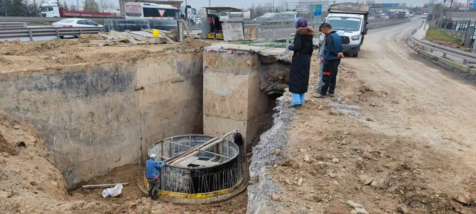 Gebze Doğu Kavşağında yağmursuyu baskınları tarihe kavuşuyor
