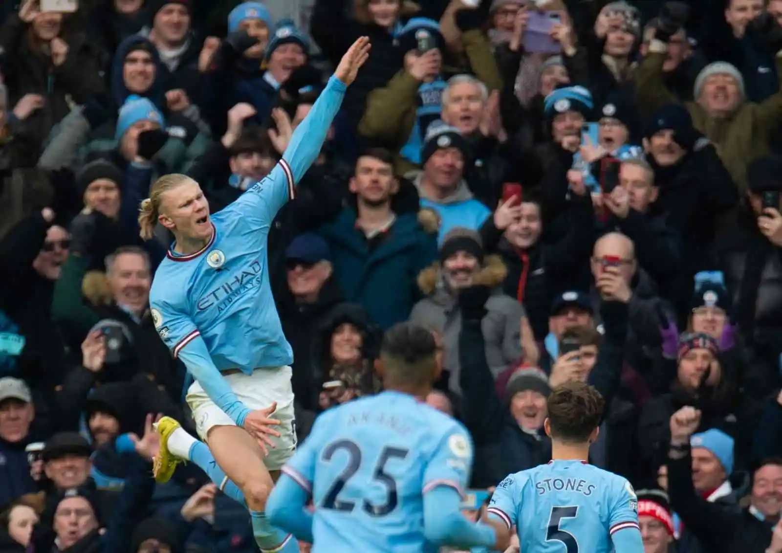 Haaland'tan Premier Lig'de 4. hat-trick