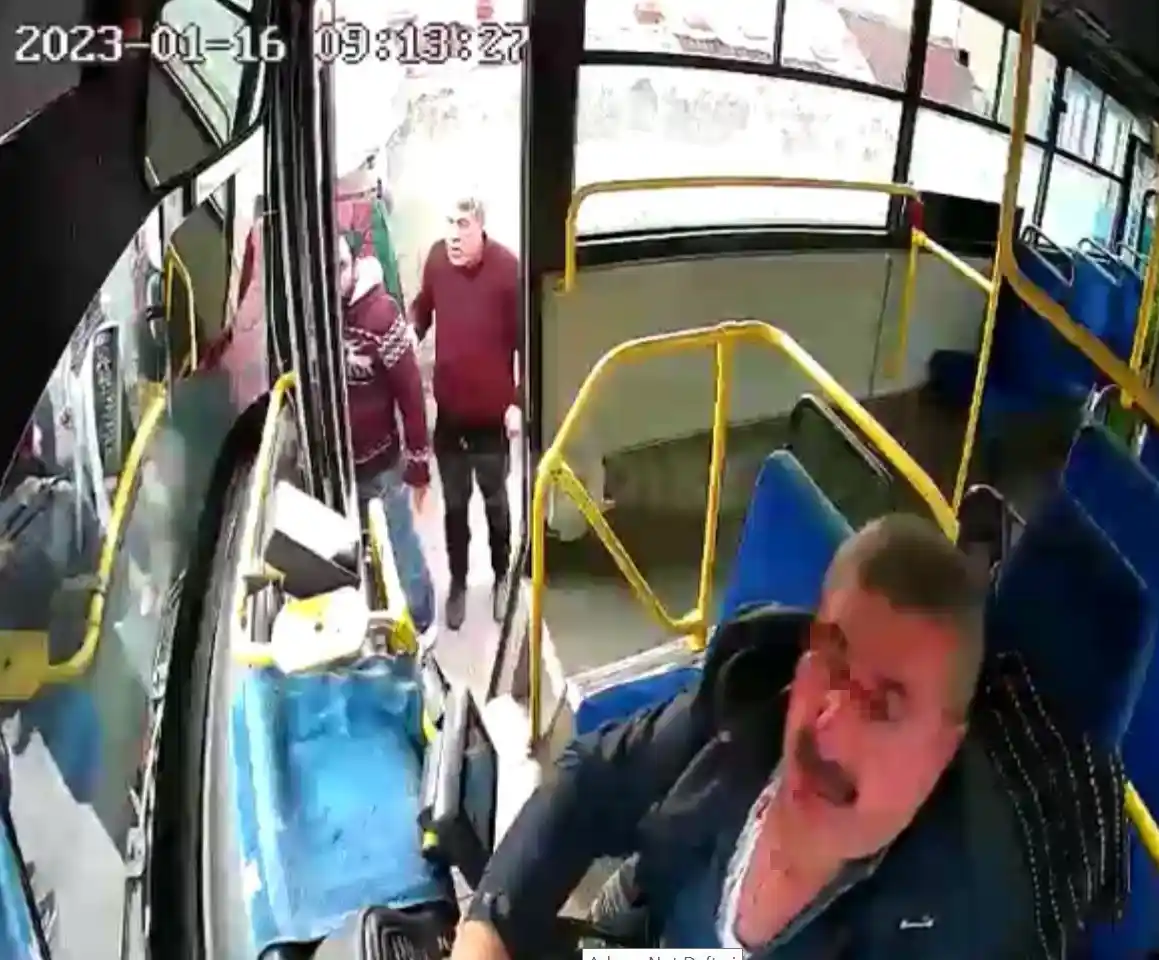 Halk otobüsü şoförünü darp eden saldırgan tutuklandı