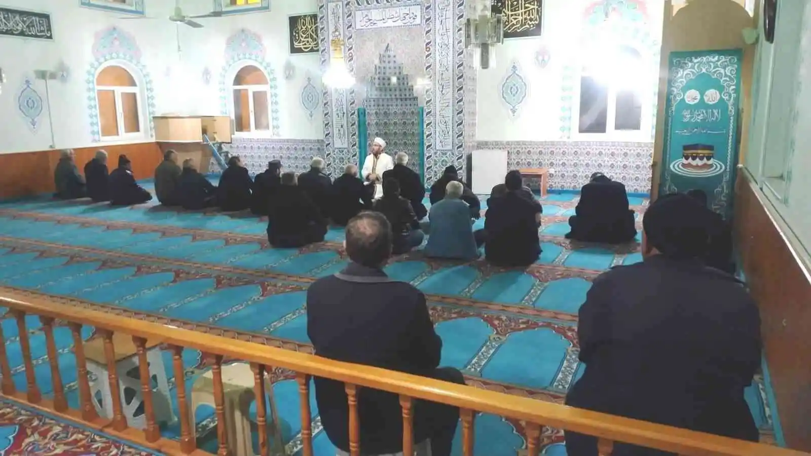 Hisarcık Şeyhler köyünde sabah namazı buluşması ve yağmur duası