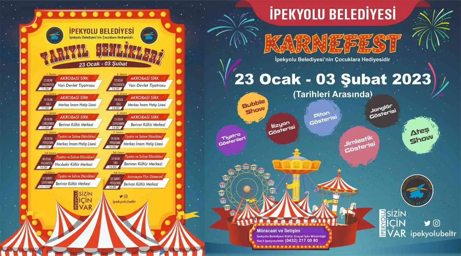 İpekyolu’nda “Karne Şenliği” başlıyor