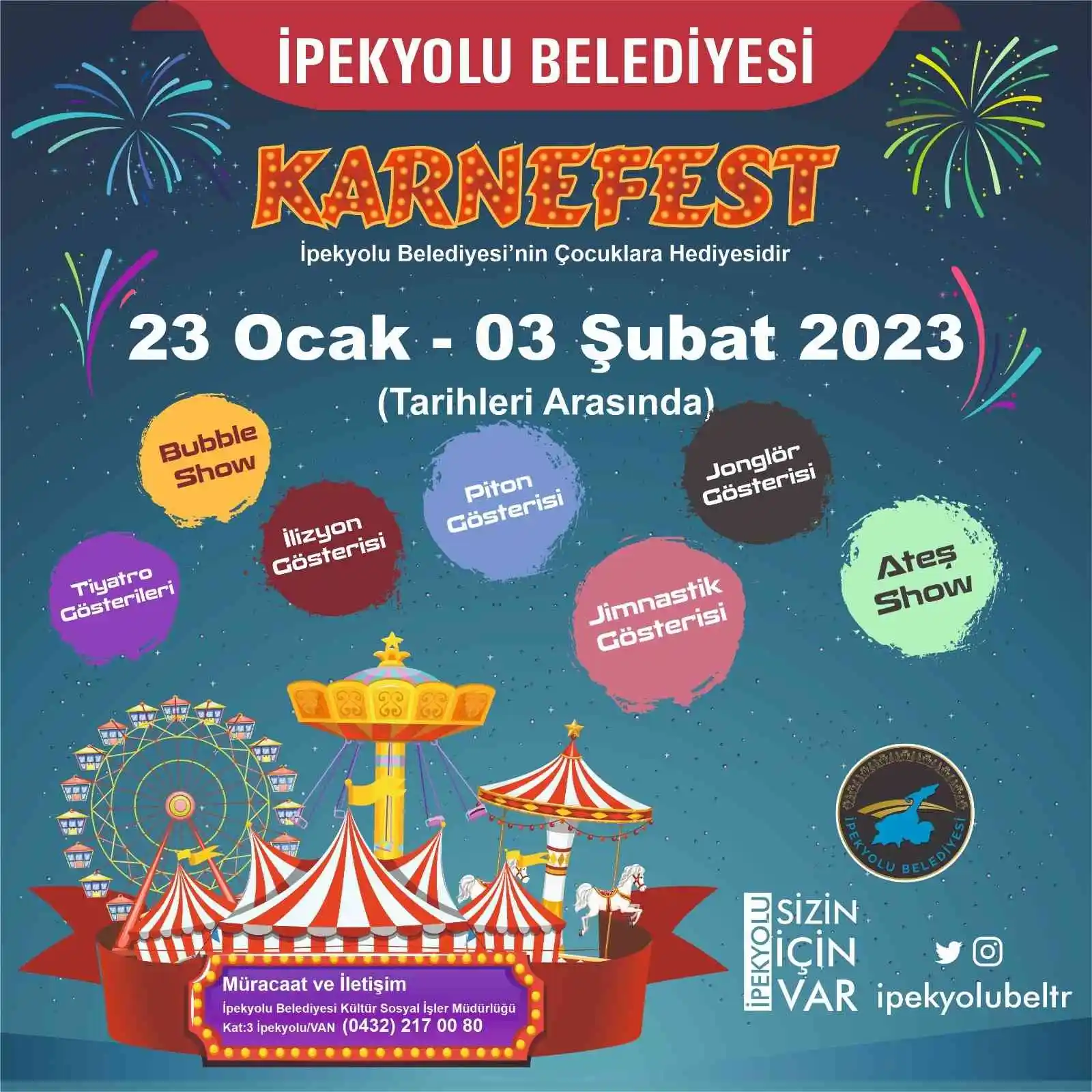 İpekyolu’nda “Karne Şenliği” başlıyor