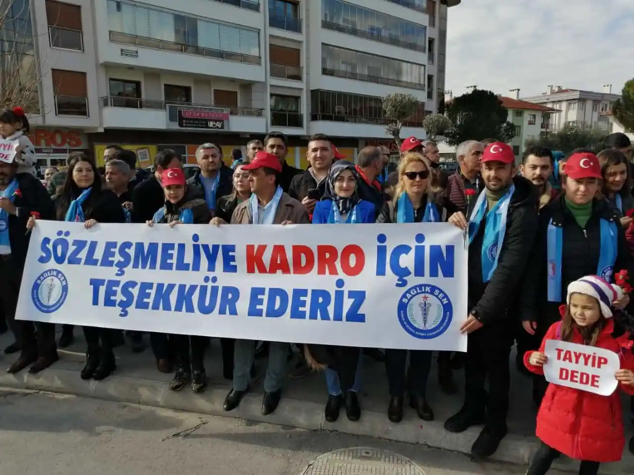 Kamu personellerinden Cumhurbaşkanı Erdoğan'a Teşekkür