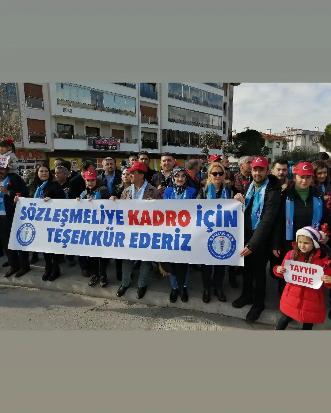Kamu personellerinden Cumhurbaşkanı Erdoğan’a Teşekkür