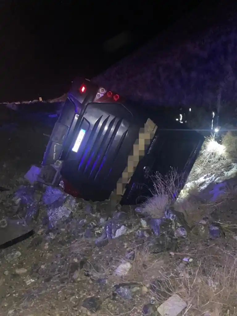 Kayseri'de otobüs devrildi: 6 yaralı