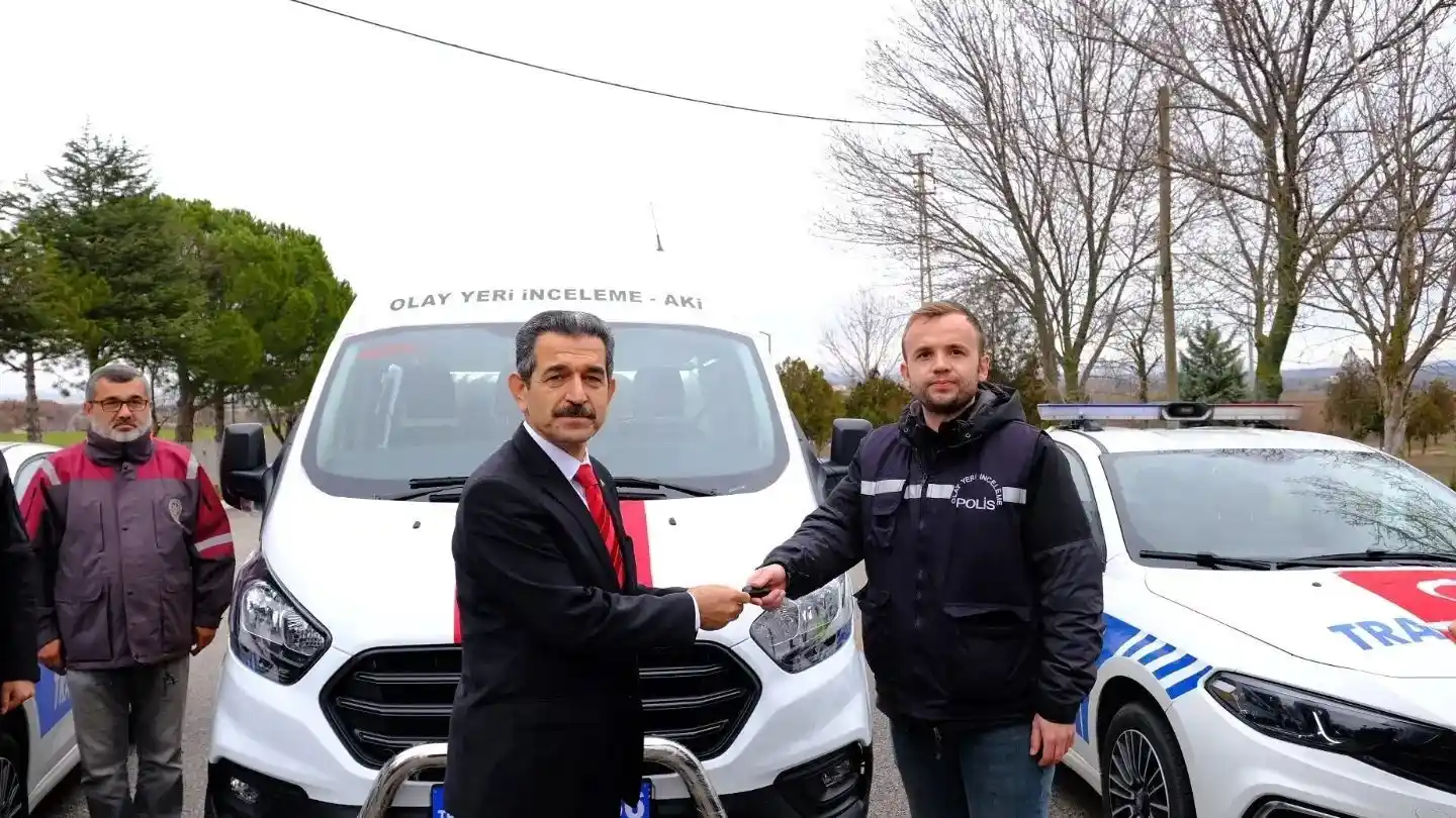Kırklareli polisine 18 yeni araç