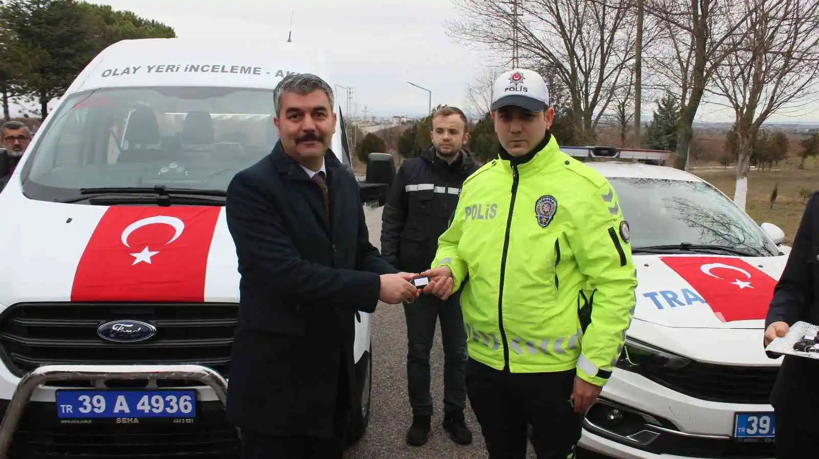 Kırklareli polisine 18 yeni araç
