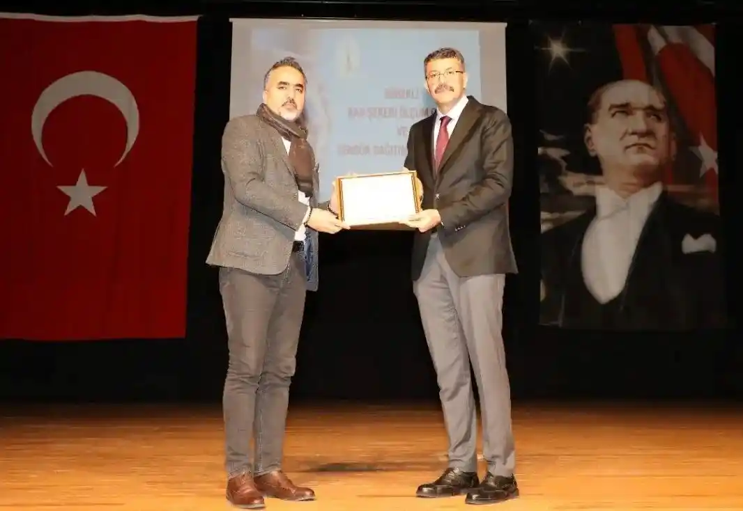 Kütahya 30 Ağustos Organize Sanayi Bölgesi’ne teşekkür belgesi