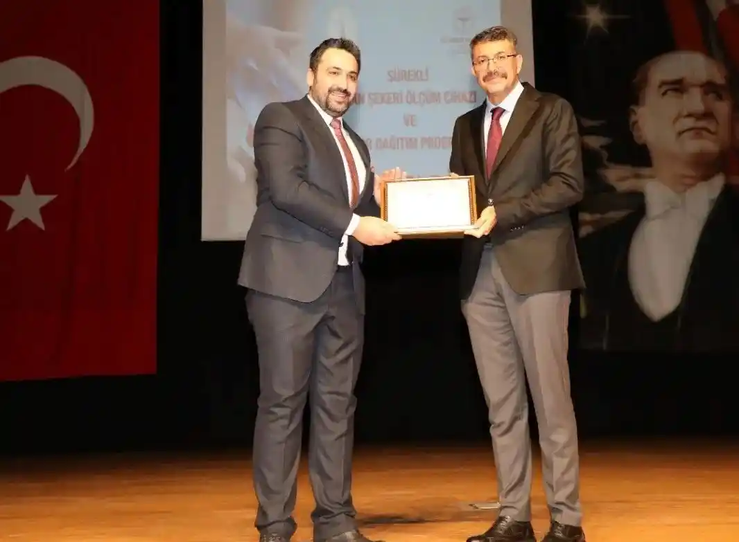 Kütahya 30 Ağustos Organize Sanayi Bölgesi’ne teşekkür belgesi
