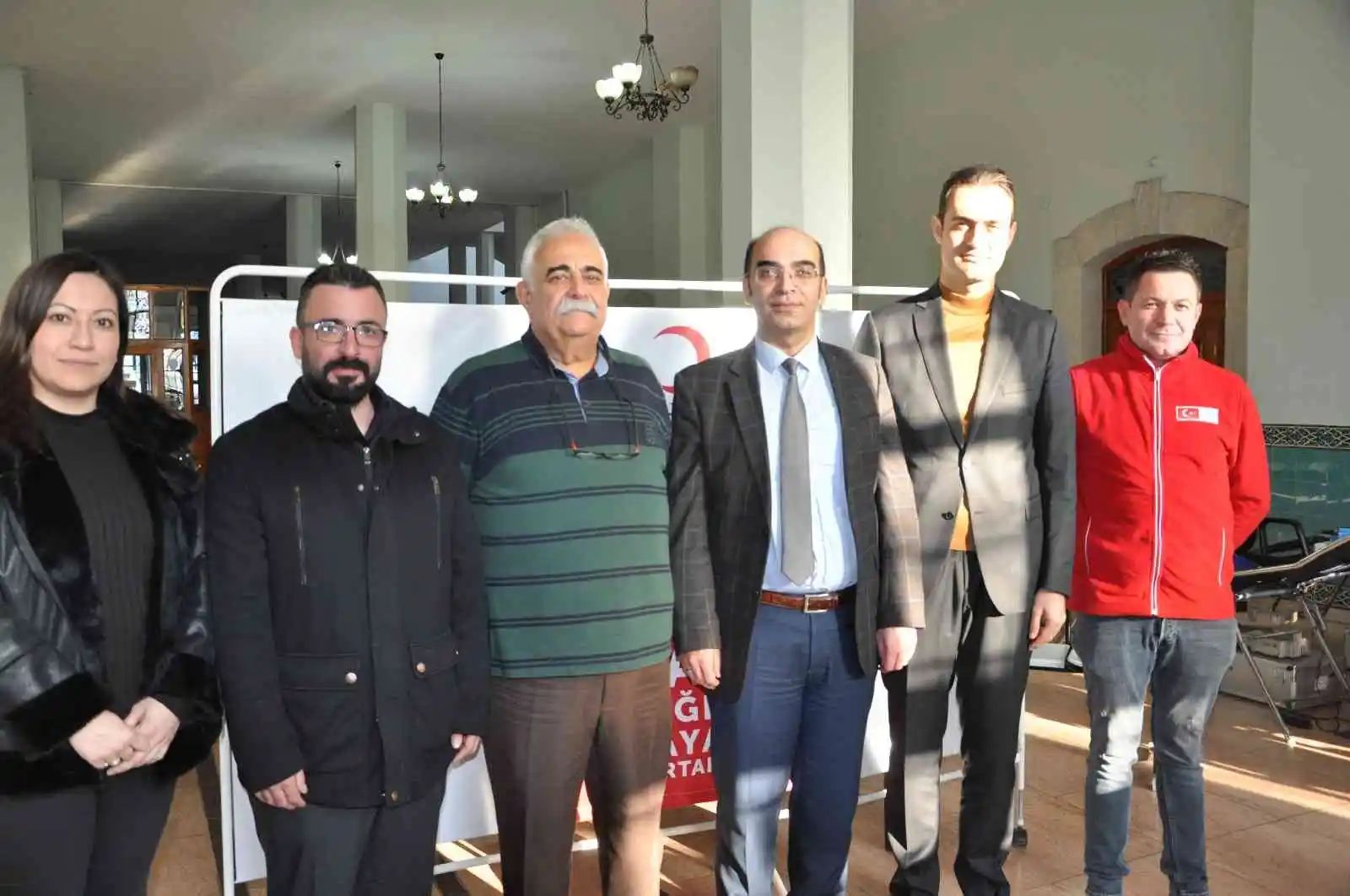 Kütahya Adliye personelinden kan bağışına destek