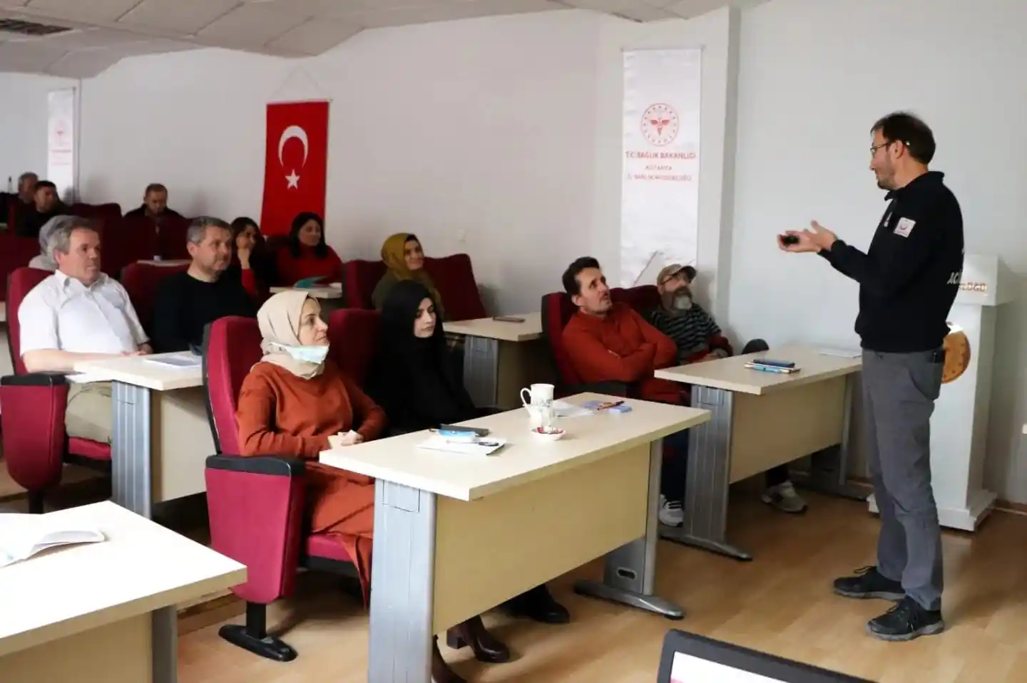 Kütahya İl Sağlık Müdürlüğü personeline İlkyardım eğitimi