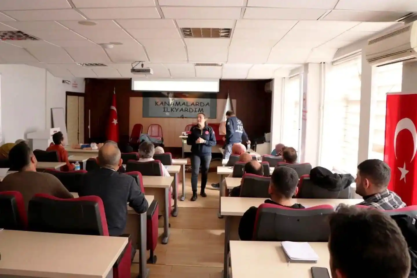 Kütahya İl Sağlık Müdürlüğü personeline İlkyardım eğitimi