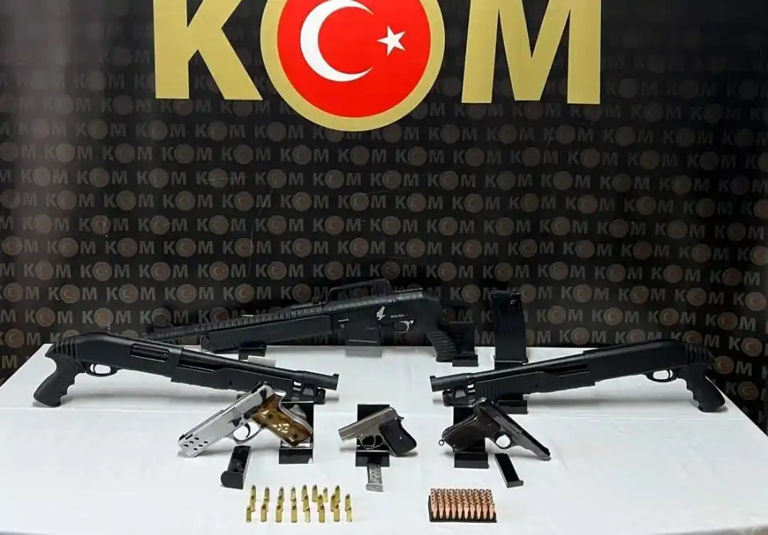 Malatya'da çok sayıda silah ele geçirildi