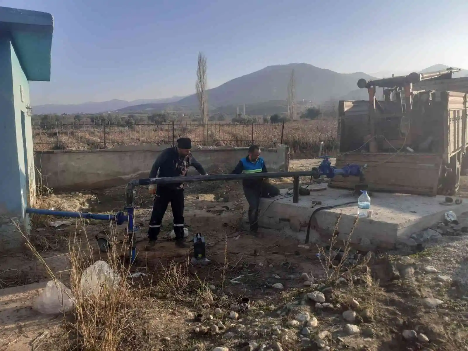 MASKİ hem dere yataklarını temizledi hem de yeni sondaj kuyusu açtı
