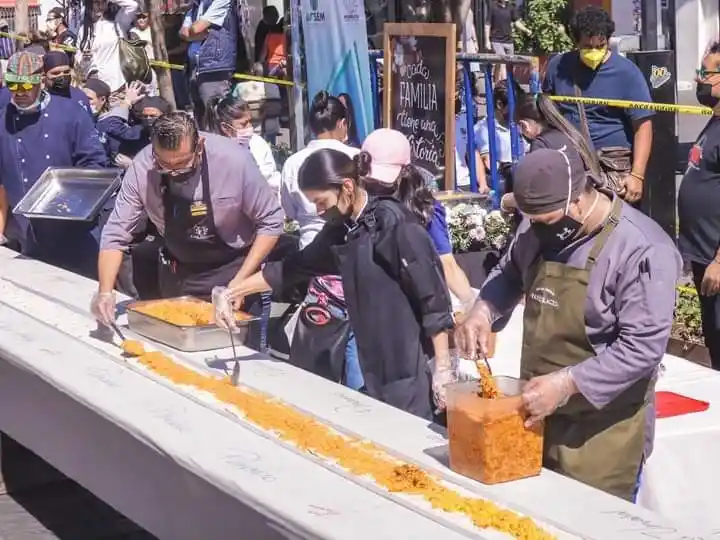 Meksika’da 70,4 metre uzunluğundaki ’tako’ ile dünya rekoru kırıldı