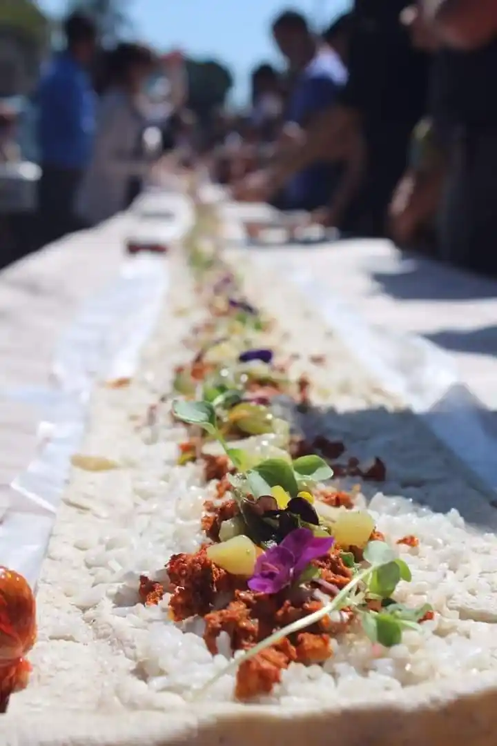 Meksika’da 70,4 metre uzunluğundaki ’tako’ ile dünya rekoru kırıldı