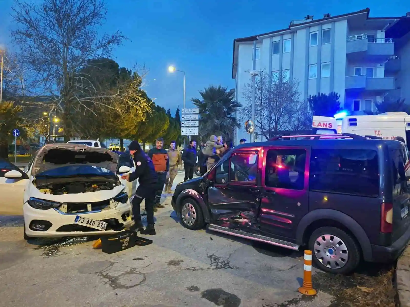 Menteşe'de kaza; 1 yaralı