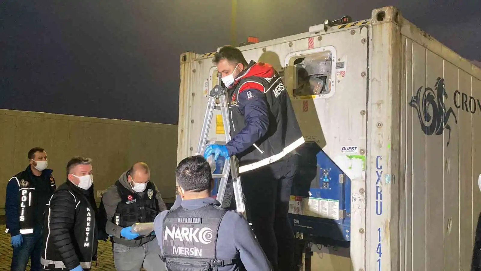 Mersin Limanı’nda 45 kilo kokain ele geçirildi
