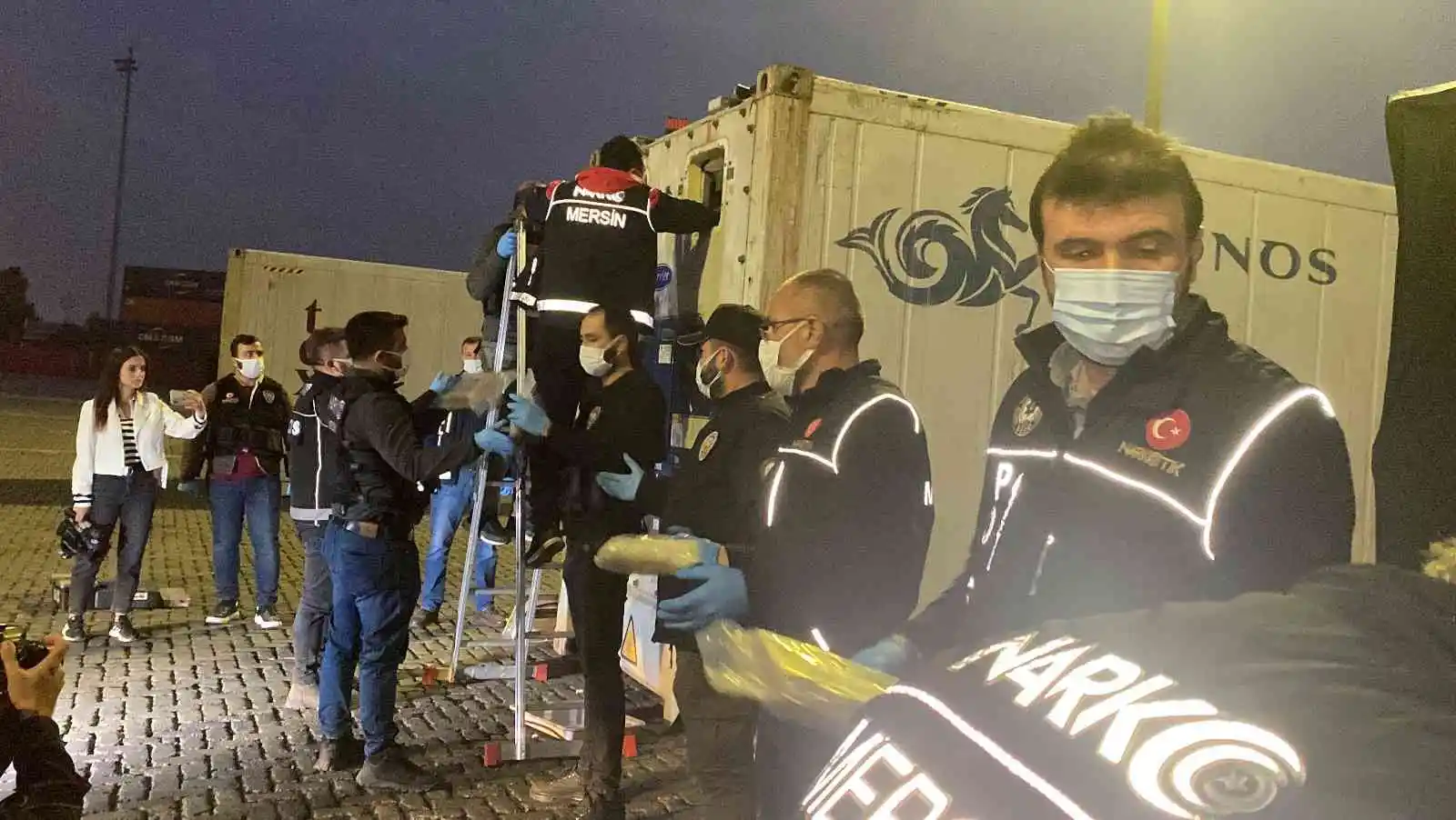 Mersin Limanı’nda 45 kilo kokain ele geçirildi