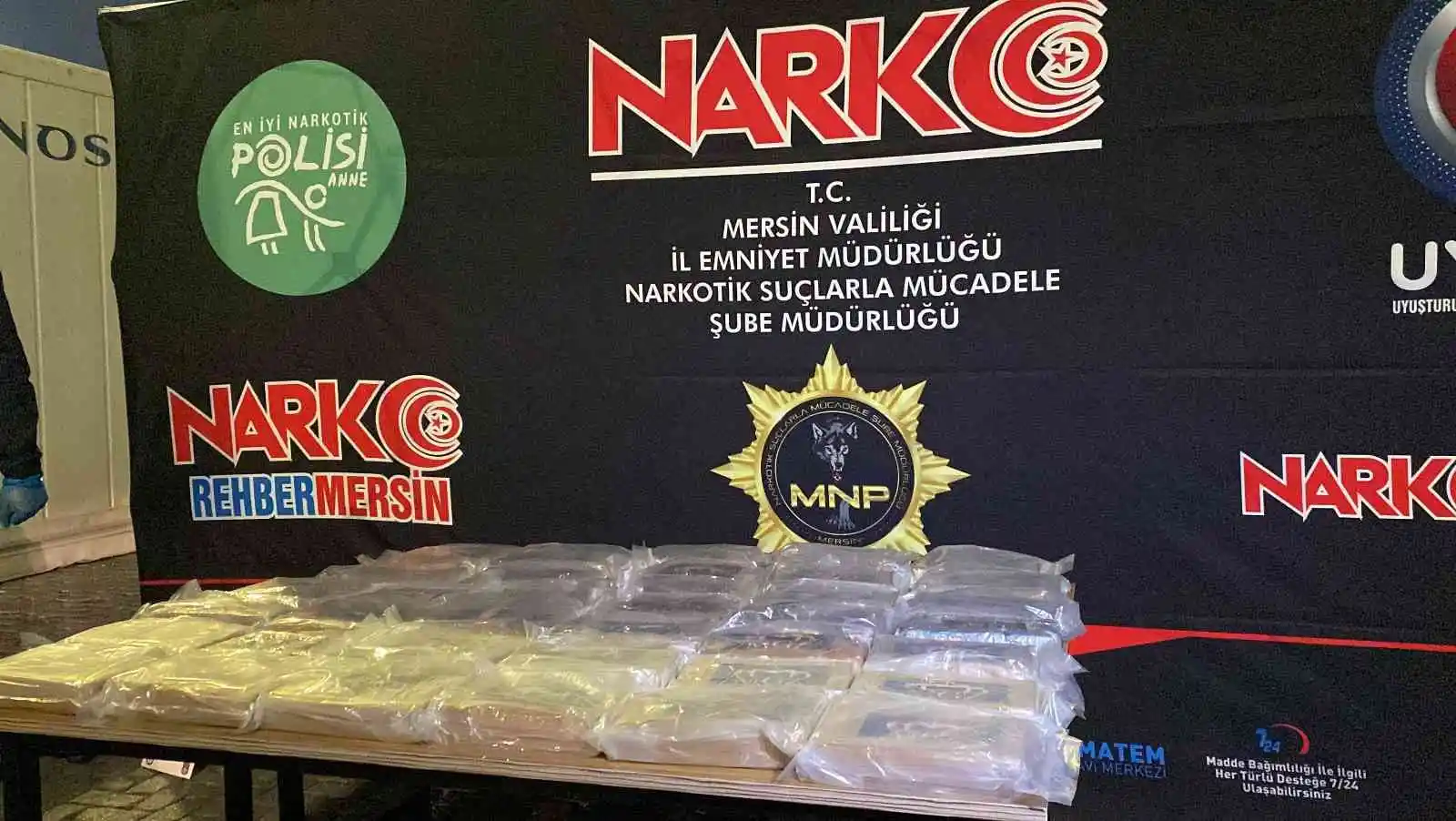 Mersin Limanı’nda 45 kilo kokain ele geçirildi
