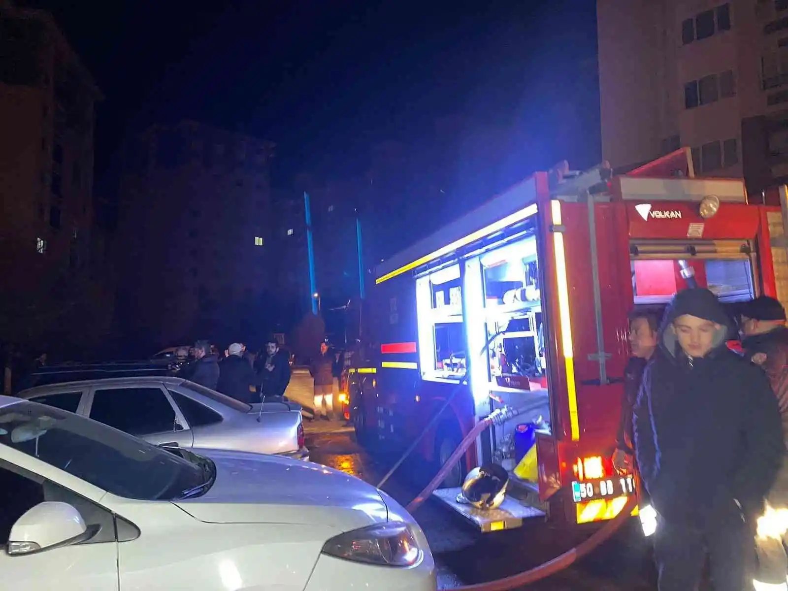 Nevşehir’de yangından 6 kişi zehirlendi