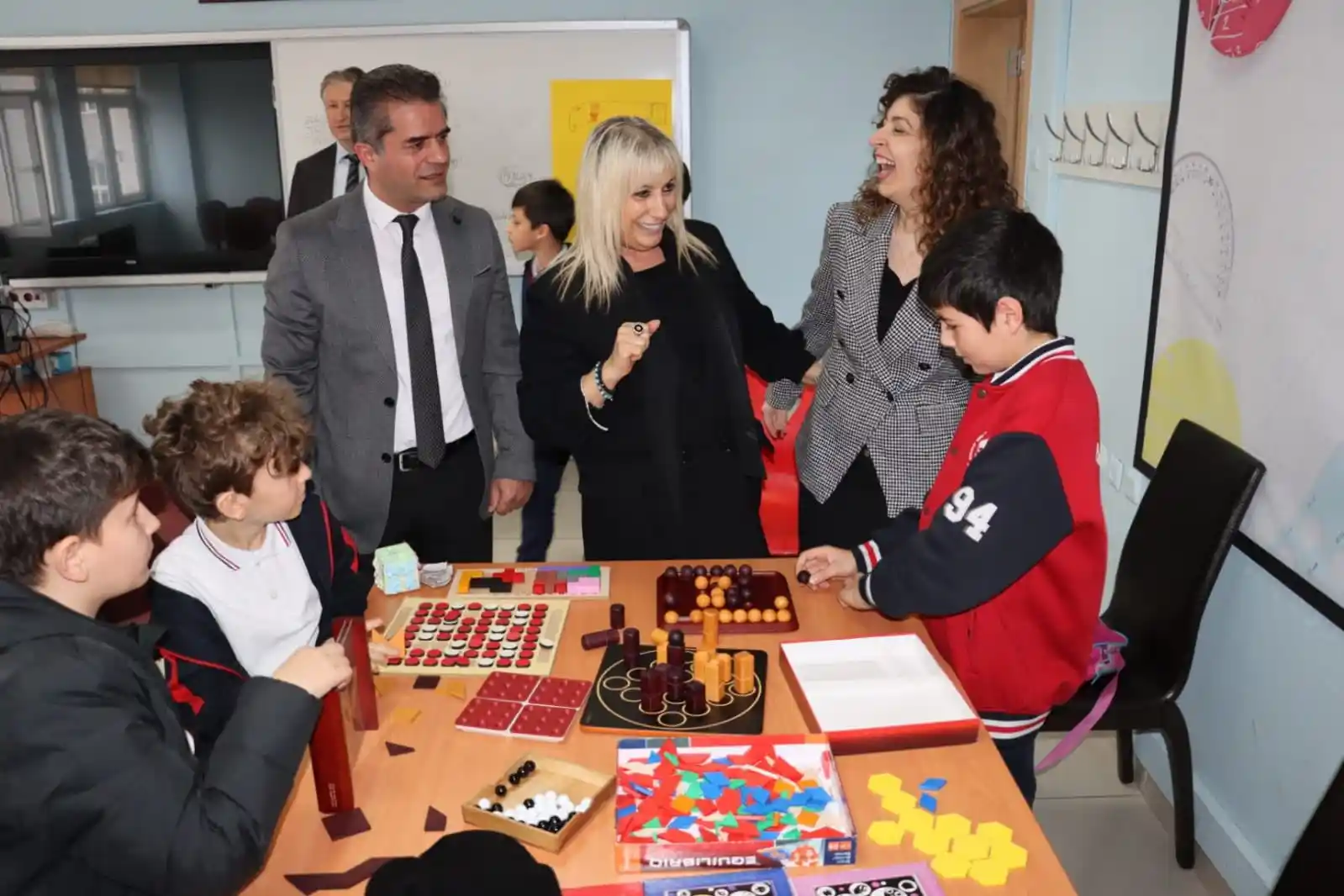 Öğrencilerle "Geçmişten Günümüze Matematik" söyleşisi