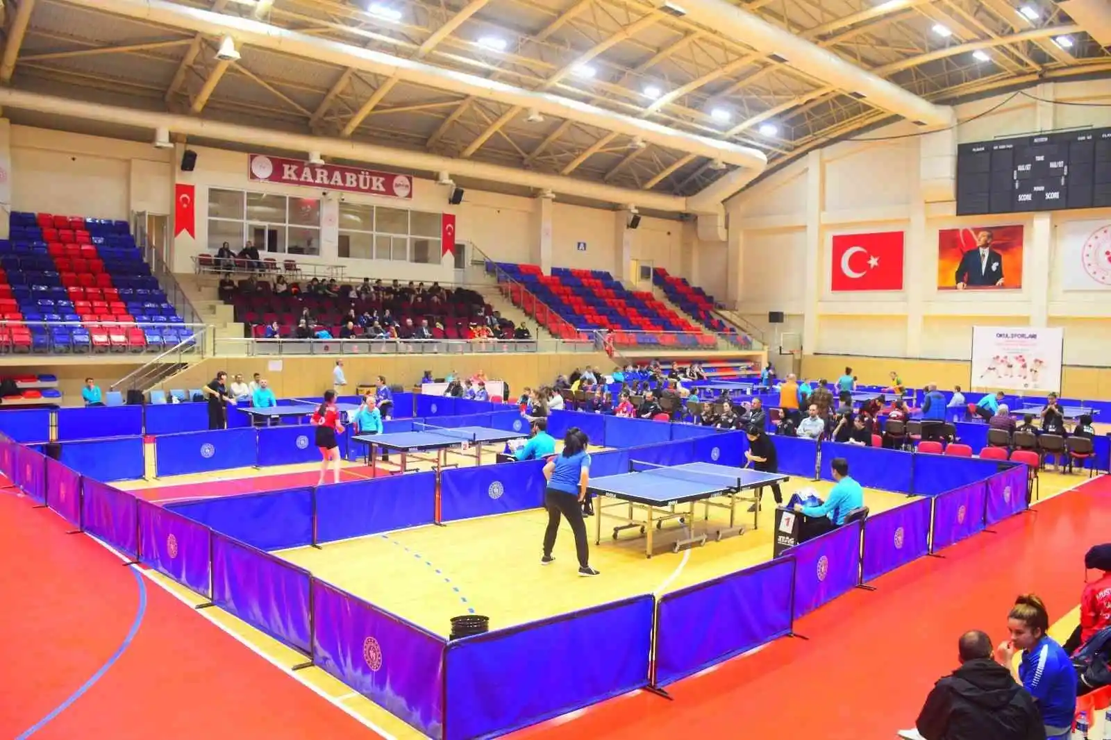 Okul Sporları Masa Tenisi Grup Müsabakaları Karabük’te başladı
