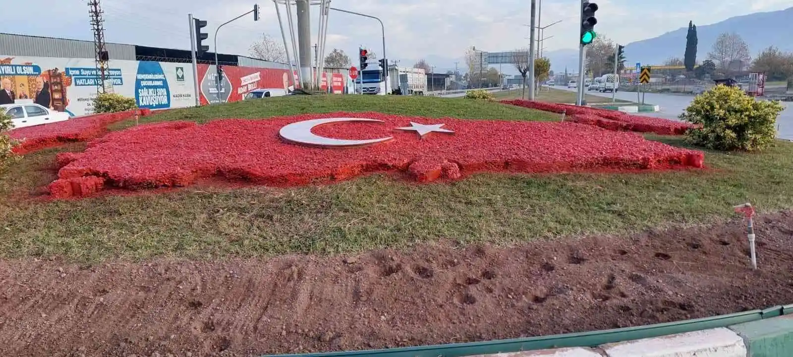 Osmaniye’de peyzaj çalışmaları