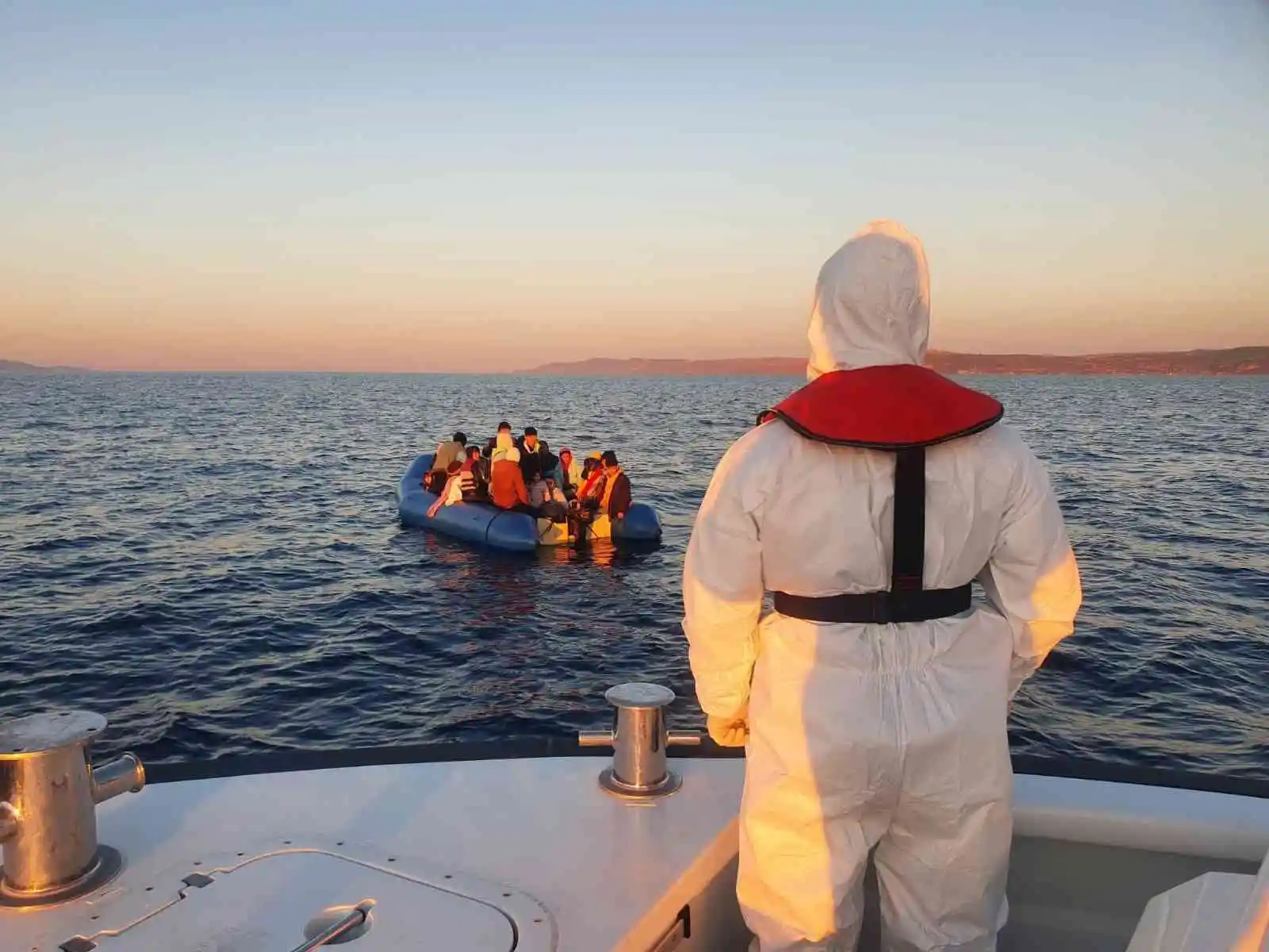 Sahil Güvenlik 2022’de Ayvacık’ta Yunanistan’ın geri ittiği 2 bin 225 göçmeni kurtardı
