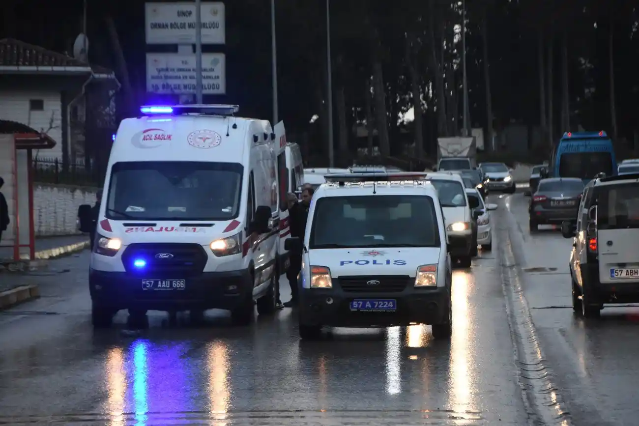 Sinop'ta trafik kazası: 1 yaralı
