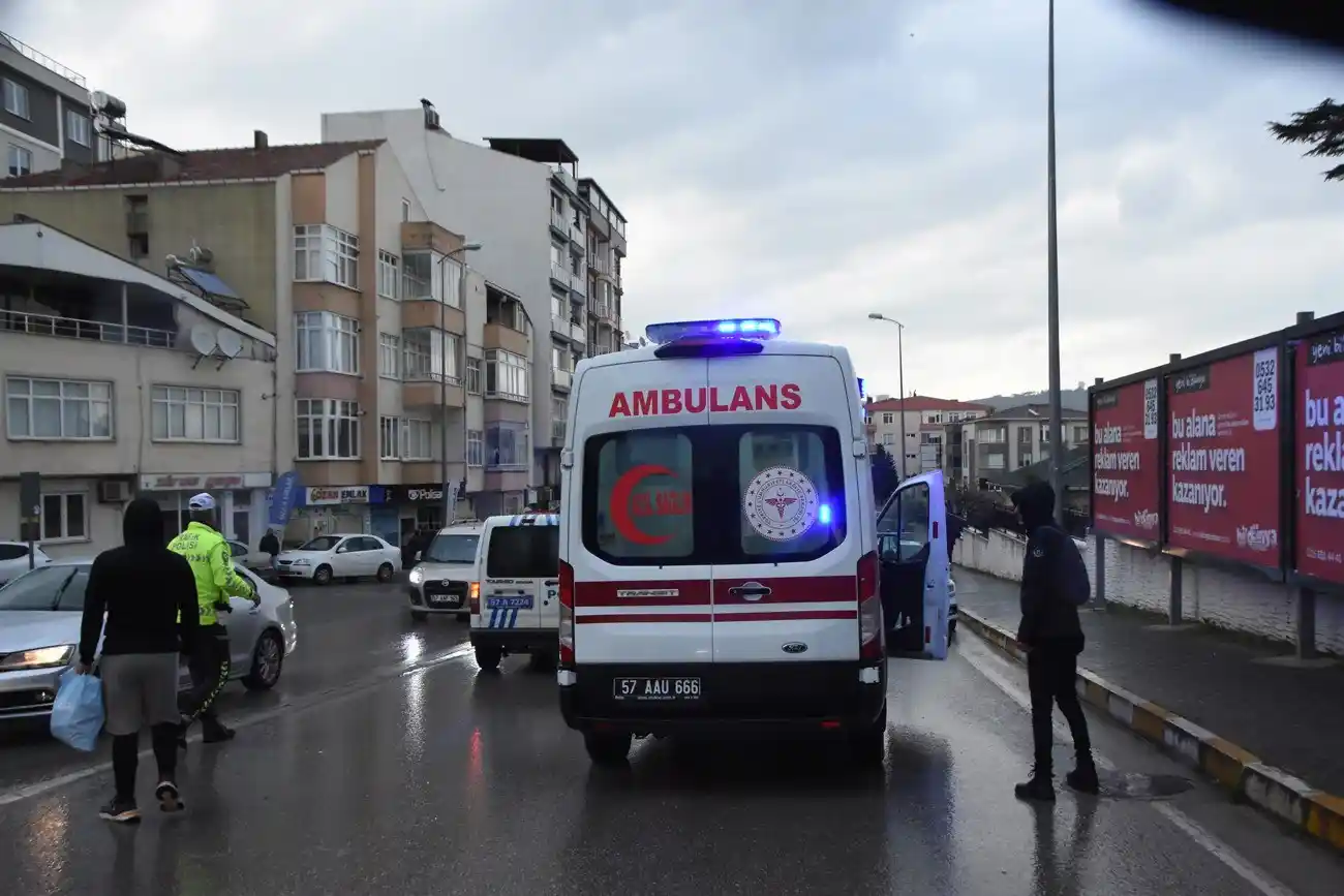 Sinop’ta trafik kazası: 1 yaralı
