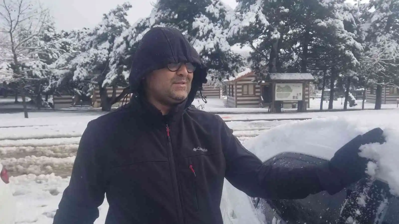 Spil Dağı Milli Parkı beyaza büründü