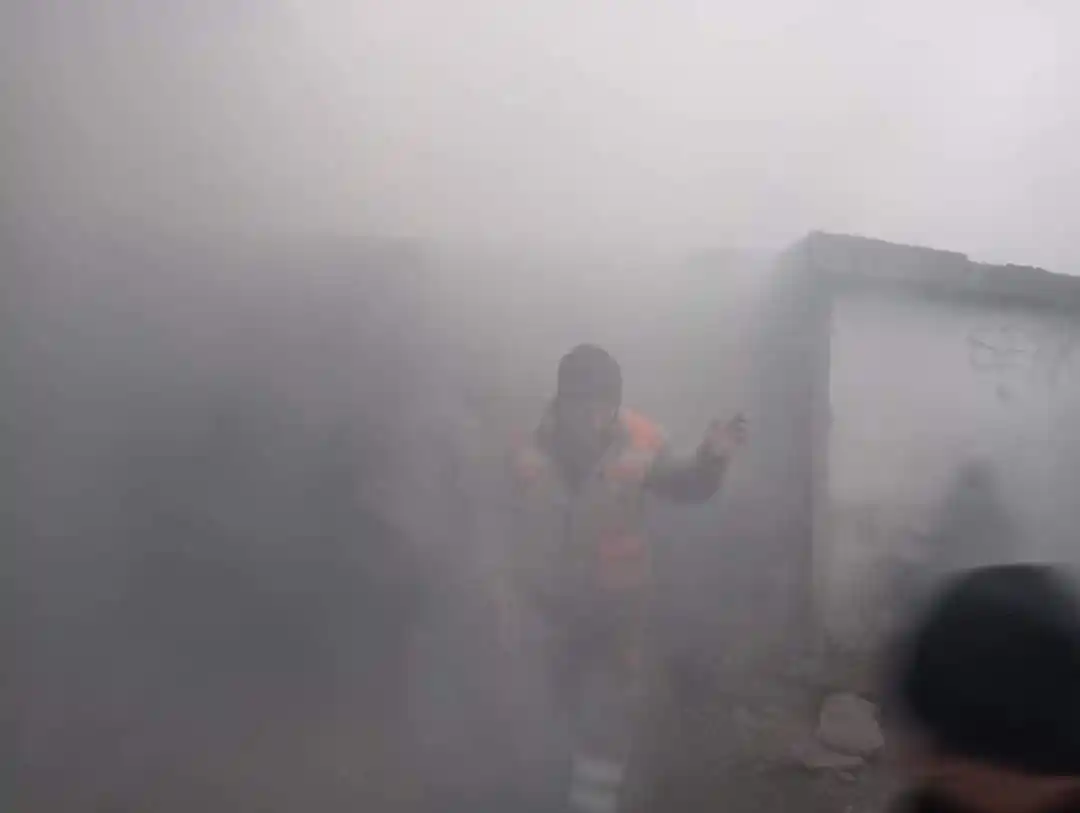 Tandırda çıkan yangın korkuya neden oldu