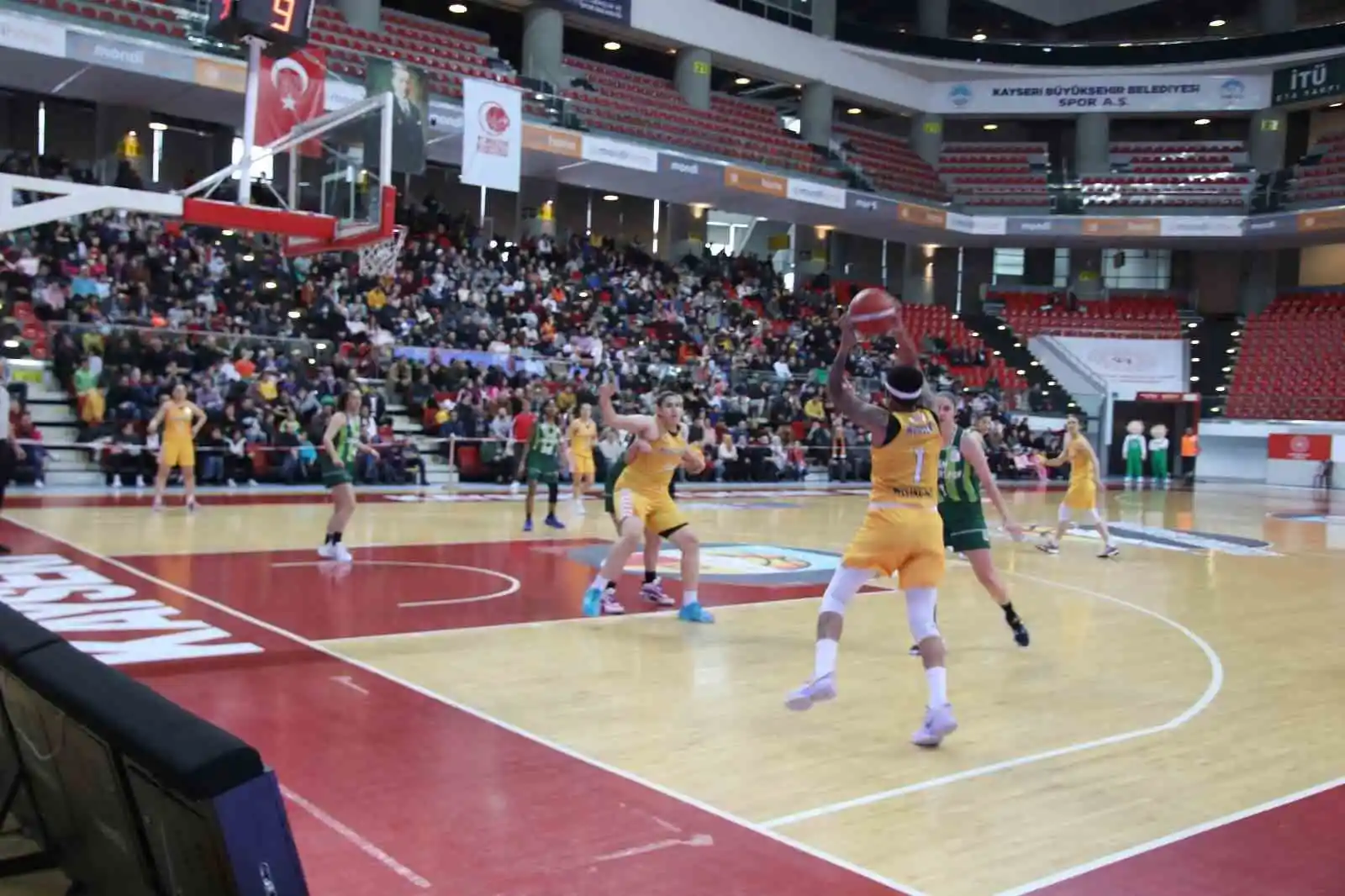 TKBL: Melikgazi Kayseri Basketbol: 85 - OGM Ormanspor: 79
