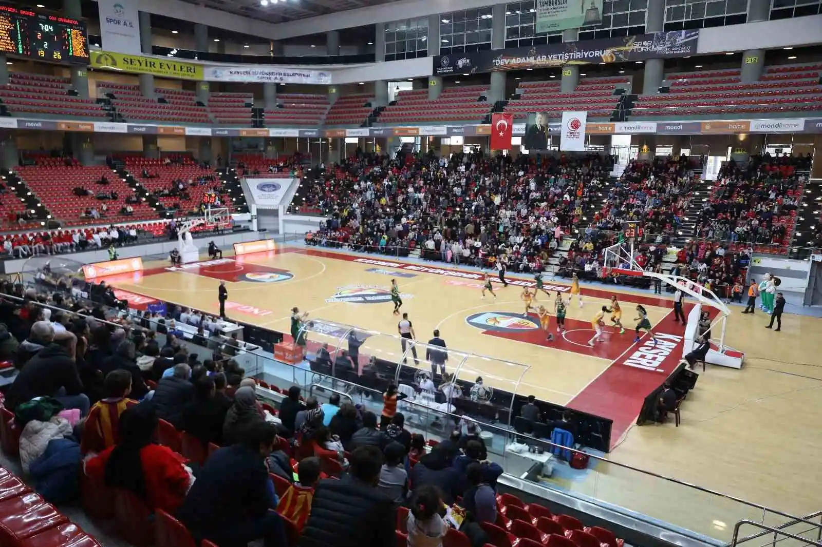 TKBL: Melikgazi Kayseri Basketbol: 85 - OGM Ormanspor: 79
