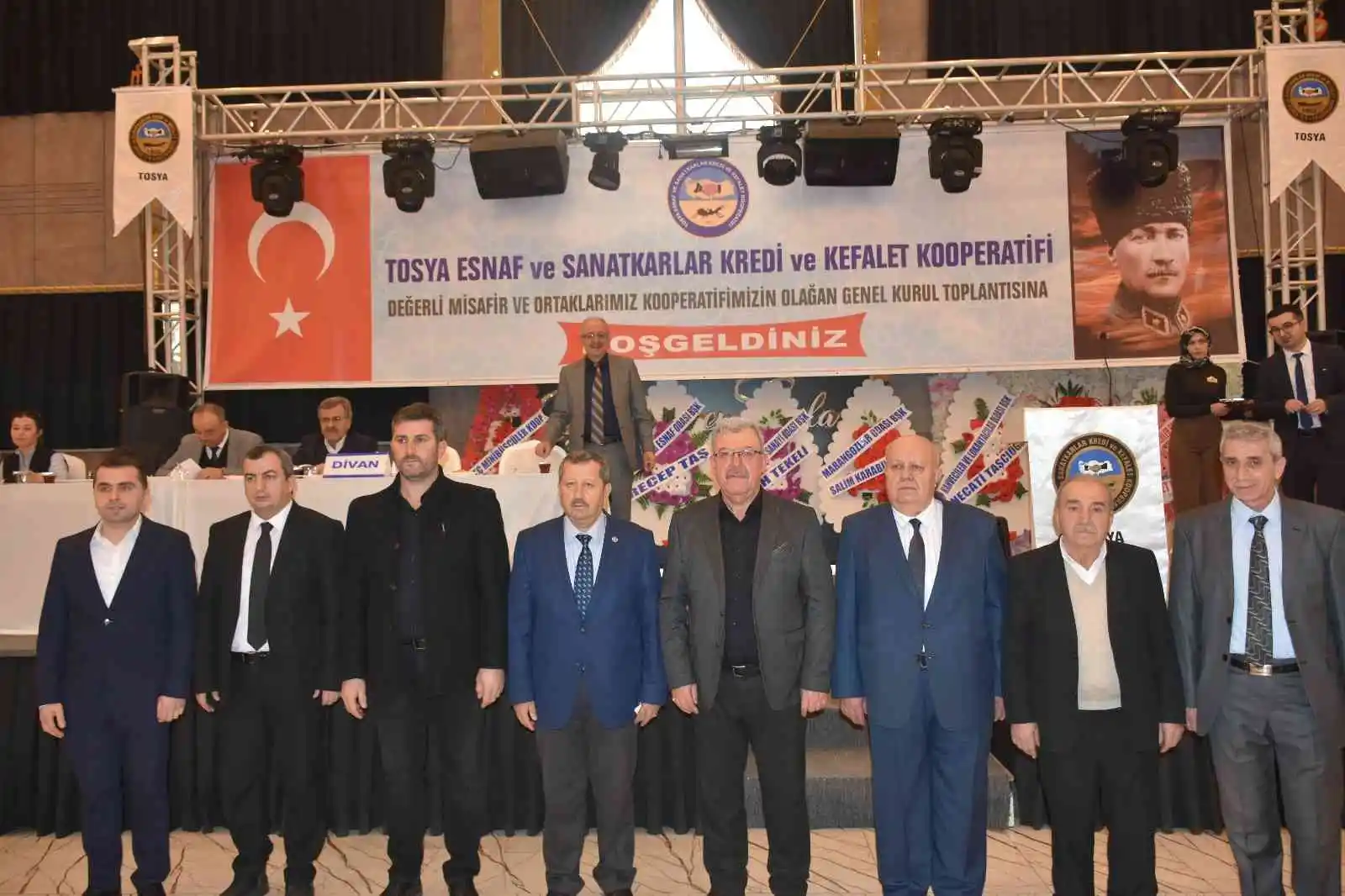 Tosya Esnaf ve Sanatkarlar Kooperatifi Başkanı Mustafa Pazarcı güven tazeledi