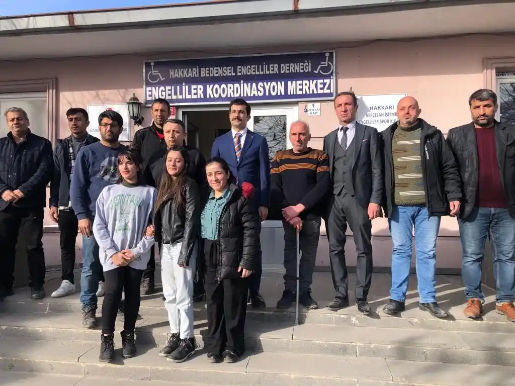 Vali yardımcısı Köroğlun’dan engeliler derneğine ziyaret