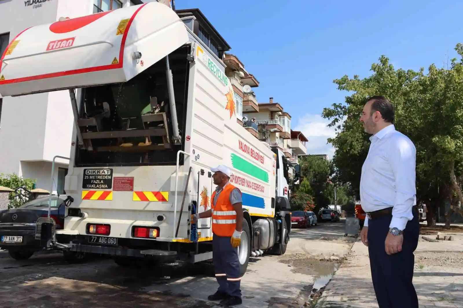 Yalova Belediyesi 2022'de 48 bin 777 ton evsel atık topladı
