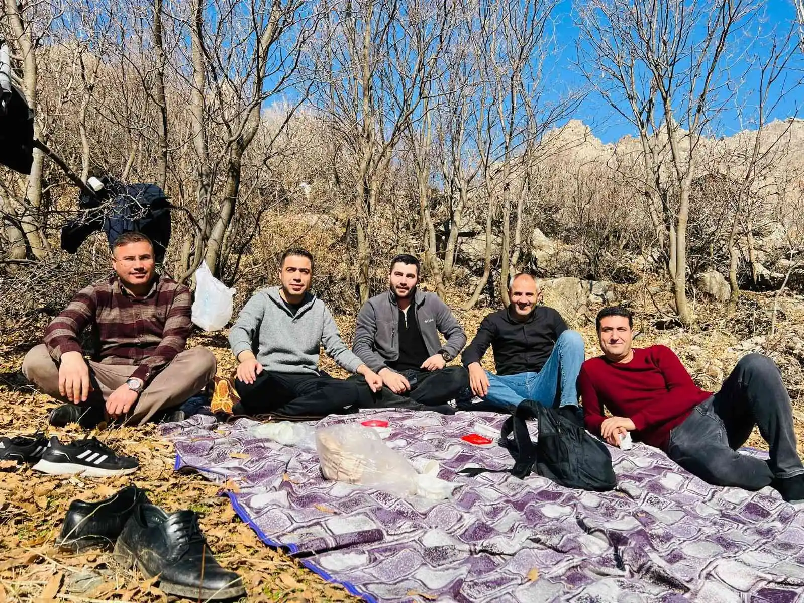 Yüksekova ve Şemdinli vatandaşlar Ocak ayında piknik yaptılar