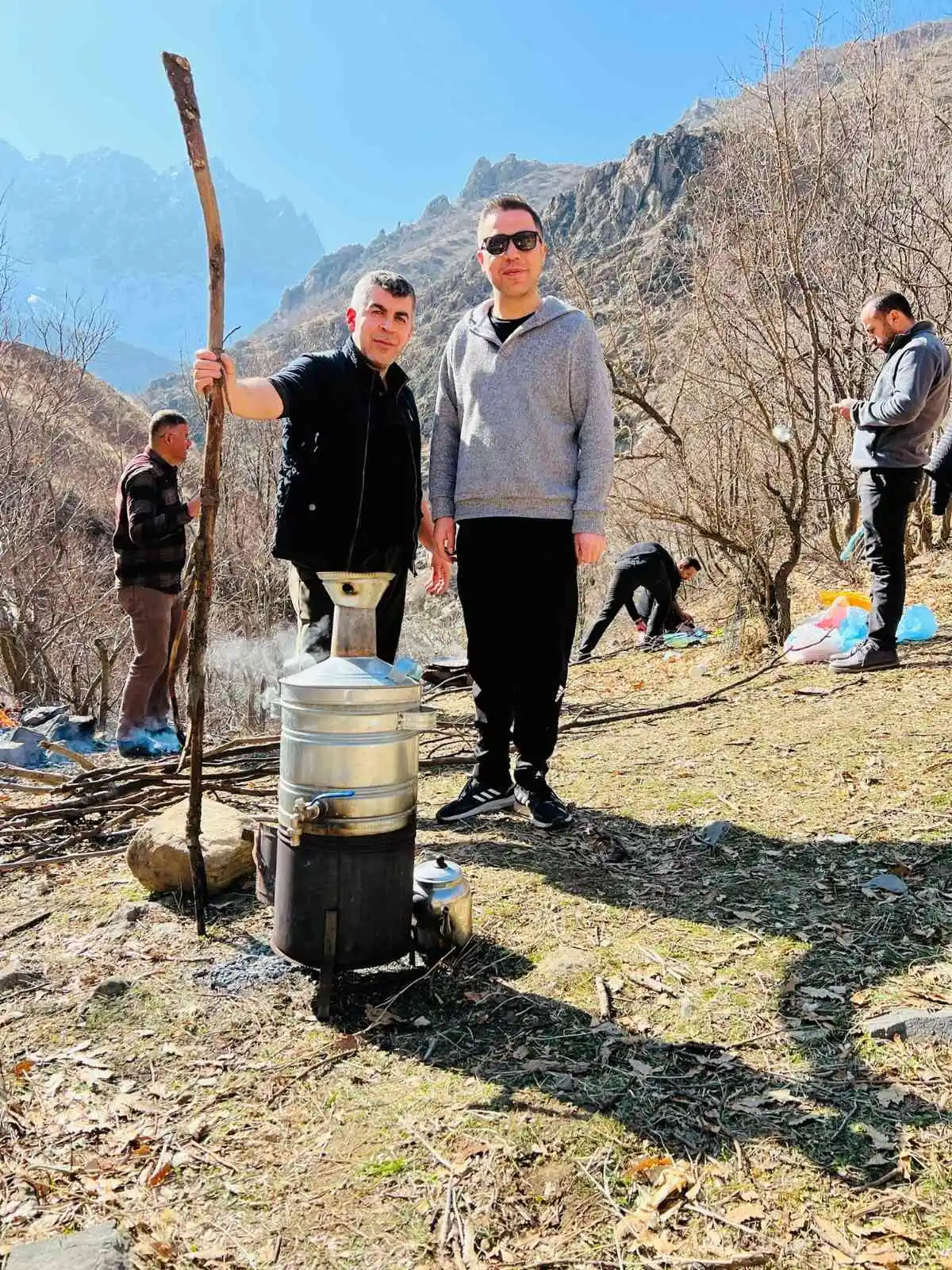 Yüksekova ve Şemdinli vatandaşlar Ocak ayında piknik yaptılar