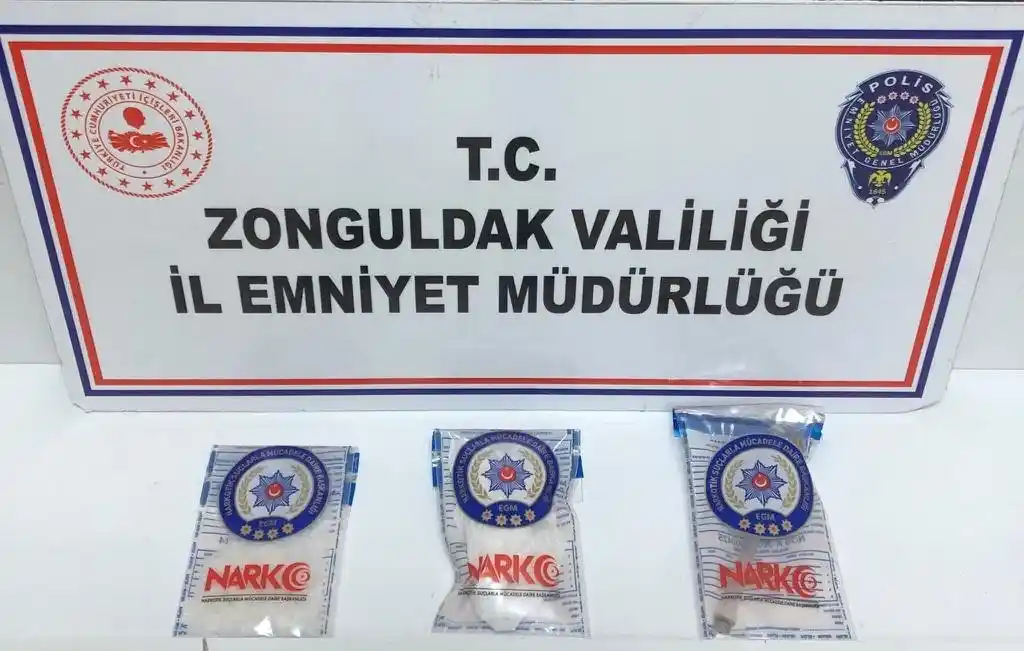 Zonguldak'ta uyuşturucu operasyonunda 3 tutuklu