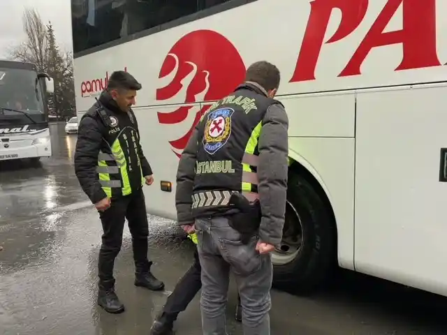 15 Temmuz Demokrasi Otogarı’nda kış lastiği denetimi