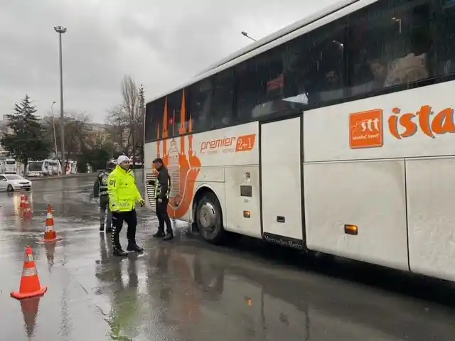 15 Temmuz Demokrasi Otogarı’nda kış lastiği denetimi