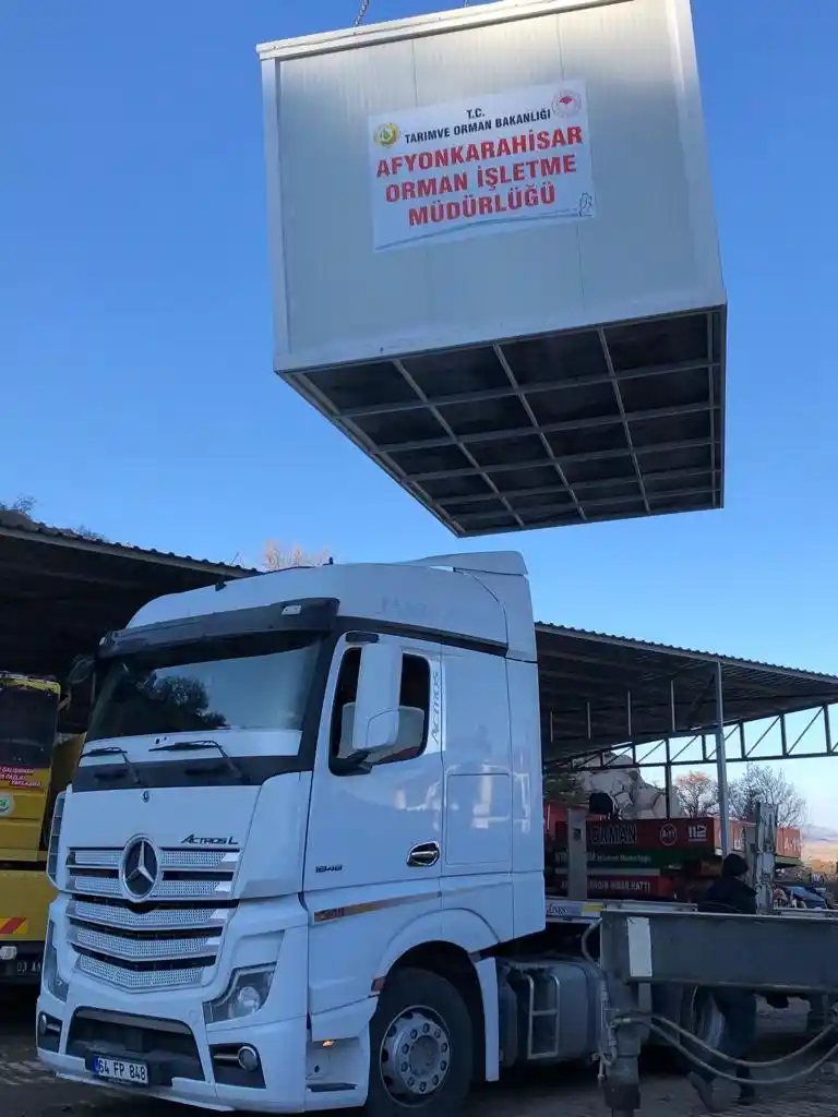 Afet bölgesine konteynır üretilecek